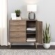 preview thumbnail 9 of 19, Prepac Milo Mid-Century Modern 4 Drawer Combo Dresser, Chest of Drawers With Door, Contemporary Bedroom Furniture