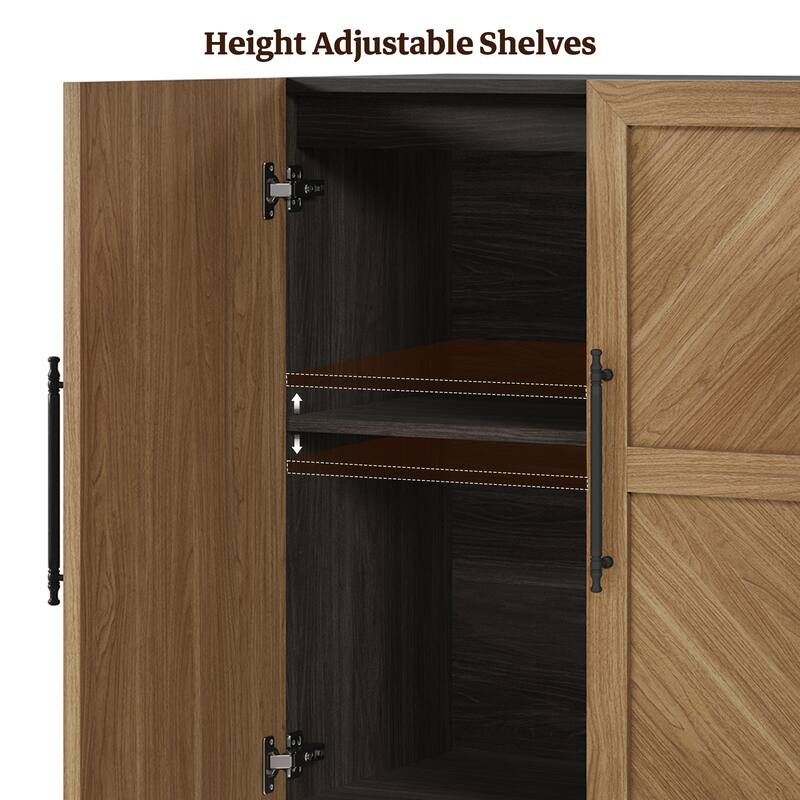 2 Doors Vintage Magician Storage Cabinet