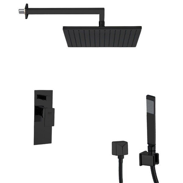Nameeks SFH6510 Remer Shower System with Multi Function Rain Shower Head, Hand Shower, Hand Shower Holder, and Rough In