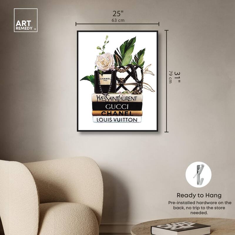 Luxury Stack Details Canvas by Art Remedy