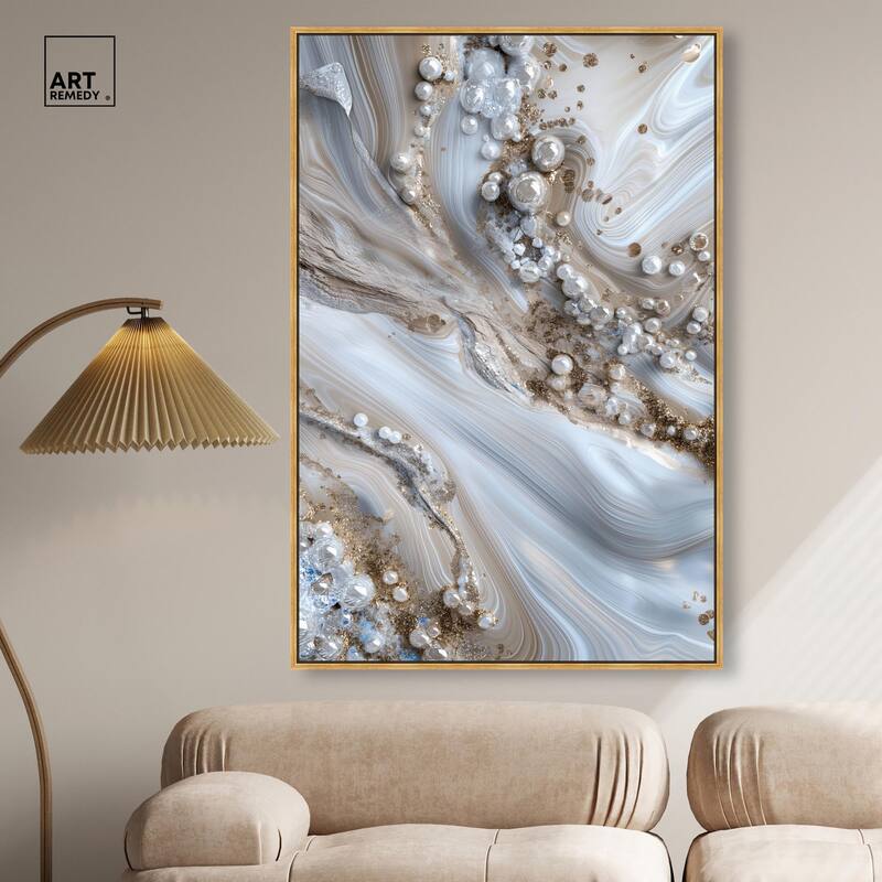 Effervescent Earth Canvas by Art Remedy