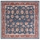 preview thumbnail 8 of 19, SAFAVIEH Heirloom Vlada Oriental Rug 6'7" Square - Navy/Rust - Square