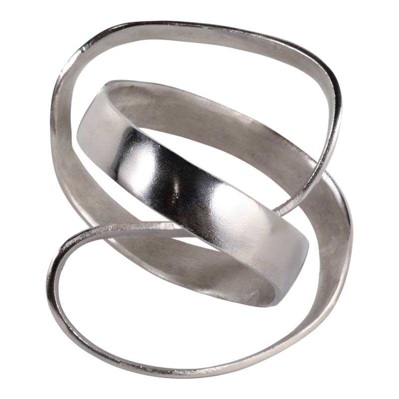 Decorative Aluminum Metal Knot Sculptural - 11"