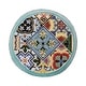 preview thumbnail 4 of 12, Roswell Outdoor Lace Cut Side Table by Christopher Knight Home