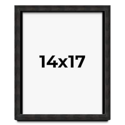 14x17 Shadow Box Black Rustic Barnwood Display Frame | 1.125 Inch