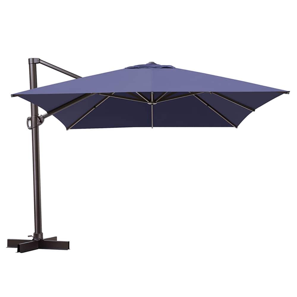 Pellebant 10x13 FT Patio Cantilever Umbrella Outdoor Offset Umbrella with No Base
