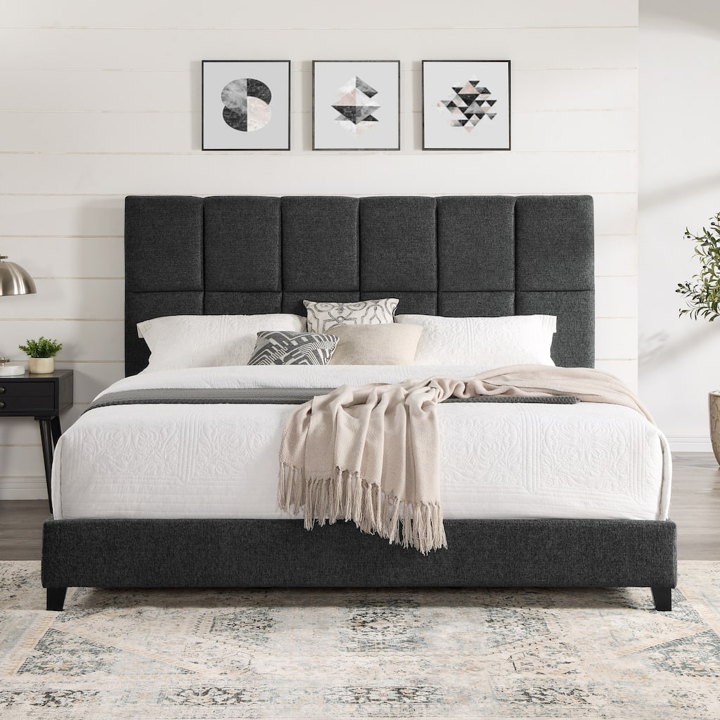Upholstered Platform Bed