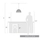 preview thumbnail 6 of 4, Shepard Large Pendant - Modern Brass