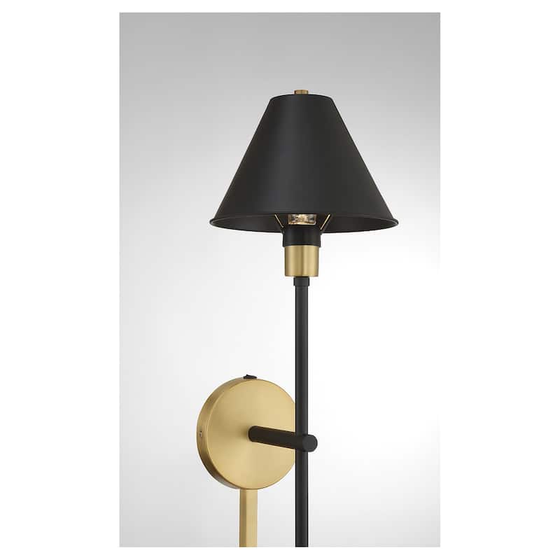 Meridian M90070 50" Tall Hardwired or Plug-In Wall Sconce