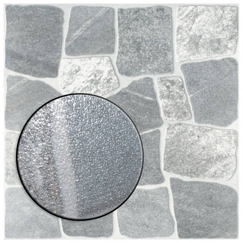 Merola Tile Laja Gris 17-3/4" x 17-3/4" Ceramic Floor and Wall Tile