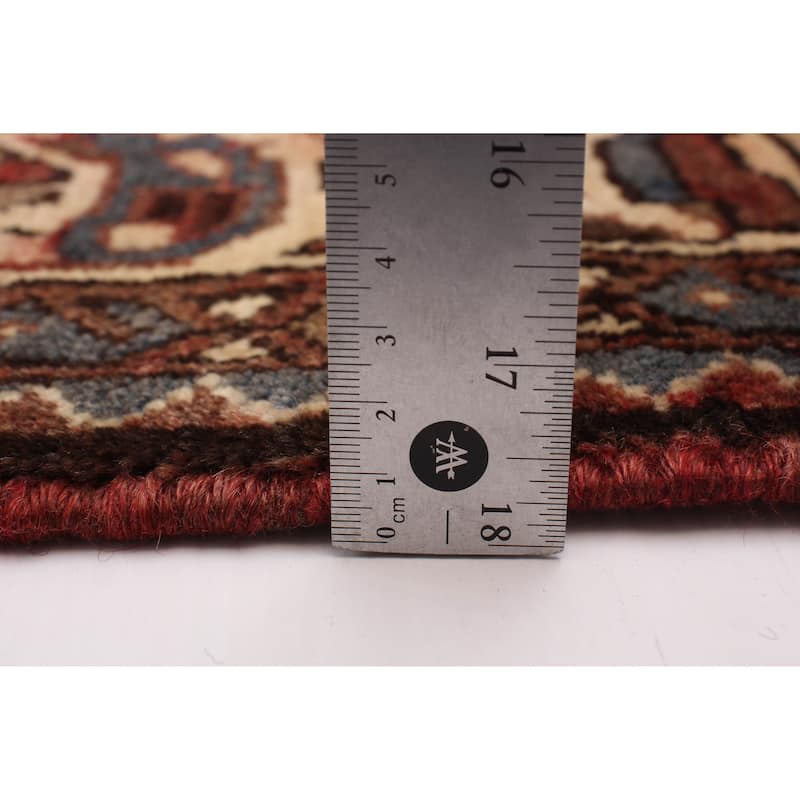 ECARPETGALLERY Hand-knotted Andelz Red Wool Rug - 3'11 x 10'3