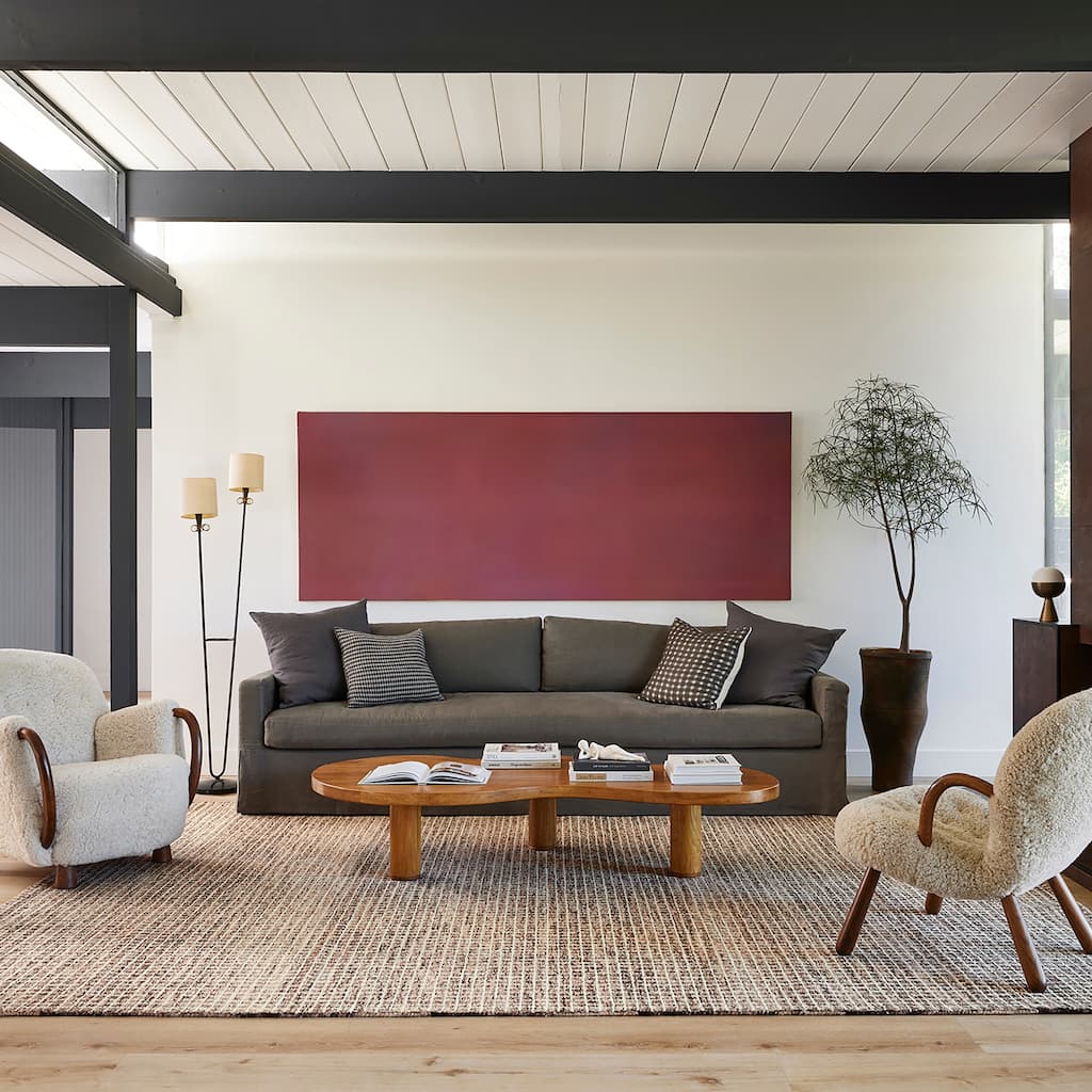 Nuloom Melrose Checked Wool Area Rug