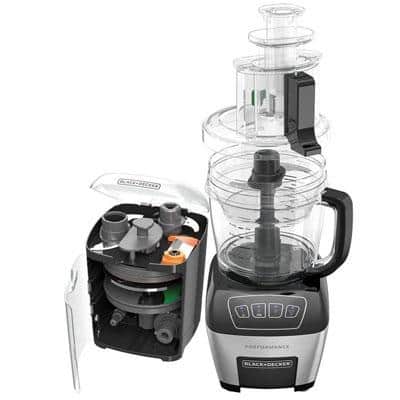Black + Decker 8-Cup 3-in-1 Easy Assembly Food Processor & Reviews