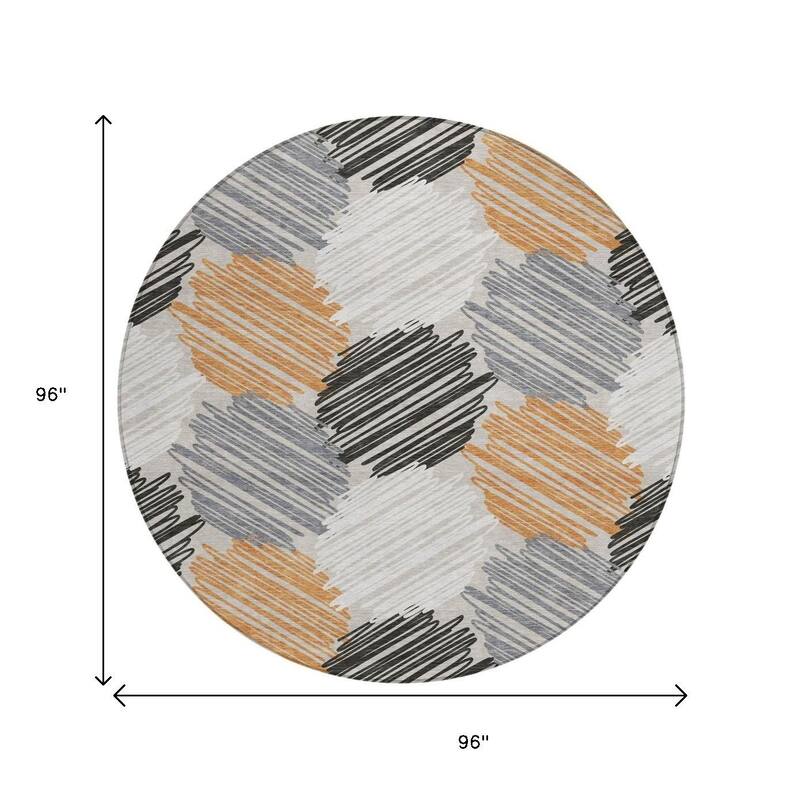HomeRoots Geometric Transitional Rectangle Outdoor Rug