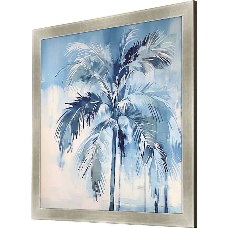 Indigo Paradise III Framed Art Giclee Under Glass