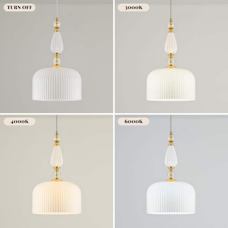 Adjustable pendant lights milk white kitchen island lights metal/glass/ceramics hanging lamp