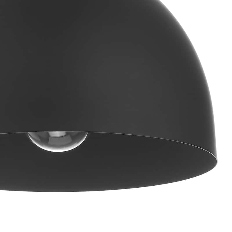 Hunter Erling 1-Light Medium Flush Mount Ceiling Light - Modern - Hallway, Bathroom, Entry, Laundry Room - Damp Rated!