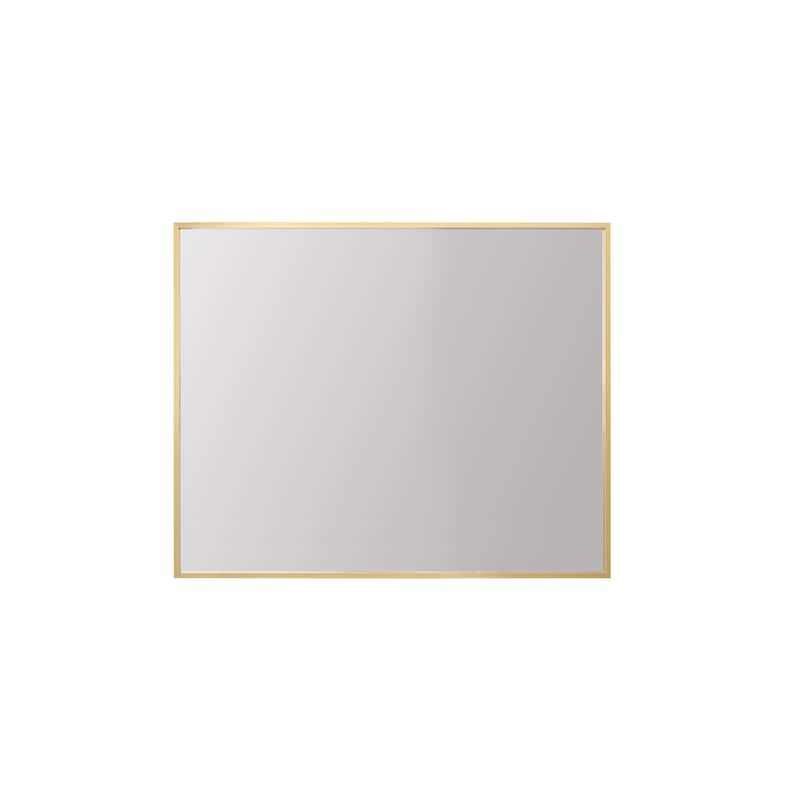 Indigo Home Aluminum Frame Rectangle Mirror - 30 x 36 - Gold