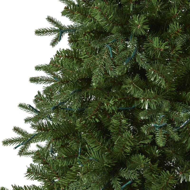 Pre-Lit Vermont Fir Medium Artificial Christmas Tree - 6' - Clear LED Lights - 6 Foot