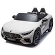 preview thumbnail 1 of 38, Powerful 24V Mercedes-Benz SL63 Ride-On Car for Kids with Music, Remote Control White