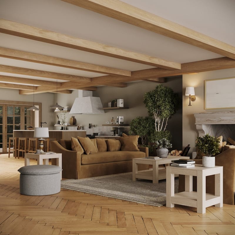 Maven Lane Paulo Wooden Side Table