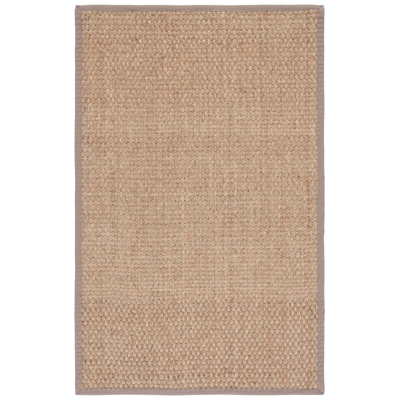 SAFAVIEH Natural Fiber Marina Basketweave Seagrass Rug