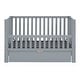 preview thumbnail 38 of 49, Toddler Bed Crib with Guardrail & Drawers & 3 Height Options