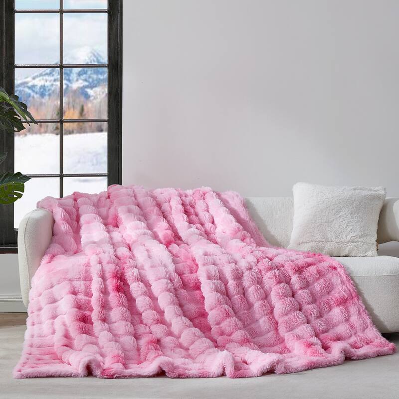 Snowball Chunky Bunny® - Coma Inducer® Blanket - Pink Cosmos