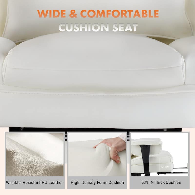 Ergonomic PU Leather Office Chair