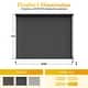 preview thumbnail 20 of 21, 6'W X 6'H Outdoor Roller Shade with 95% UV Protection