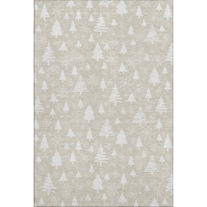 Premium Washable Super Soft Christmas Tree Mayfield Rug