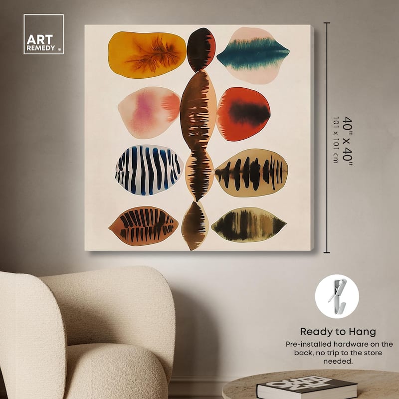 Biomorphs I Canvas by Art Remedy, Gallery Wrapped