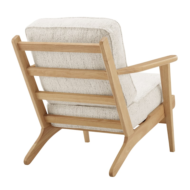 NPD Furniture Albert Solid Wood Frame Accent Chair