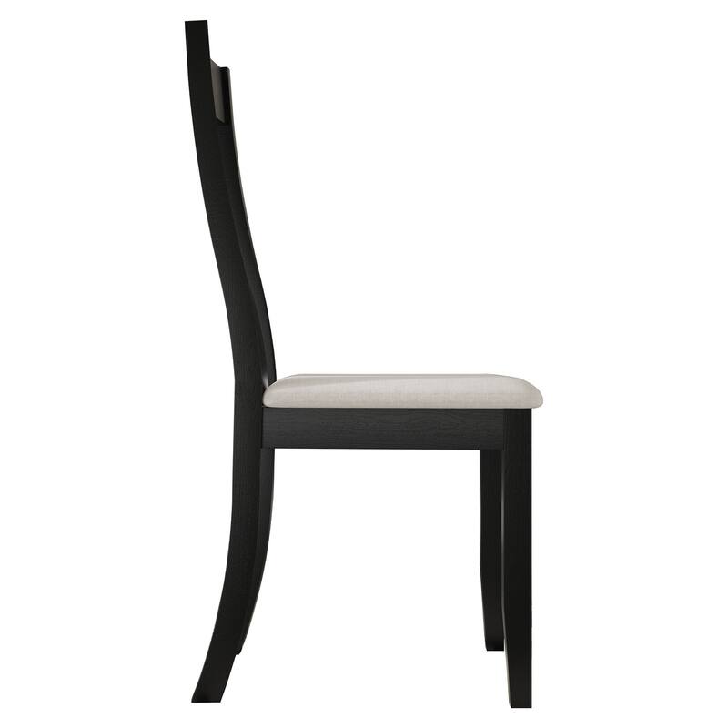 CraftPorch Vintage 4-Piece Chair and Round Table Wooden Dining Set