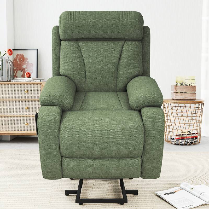 Power Lift Recliner for Elderly,Heavy Duty Lift Chair Recliners,Electric Recliner Chairs,Remote Control,Adjustable,Side Pocket