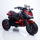 preview thumbnail 26 of 58, 12V Kids Electric Ride-On Motorcycle with Manual Throttle, LED Wheel Lights, Bluetooth Music- Battery Powered Motorbike