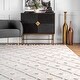 preview thumbnail 14 of 29, nuLOOM Handmade Tasseled Diamond Trellis Area Rug