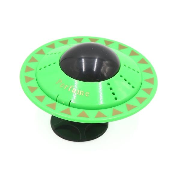 Green UFO Shaped Design Car Perfume Block Fragrance Diffuser Air