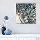 preview thumbnail 5 of 6, iCanvas 'Proud Peacock II' by Julianne Marcoux Canvas Print Wall Art 18x18x0.75