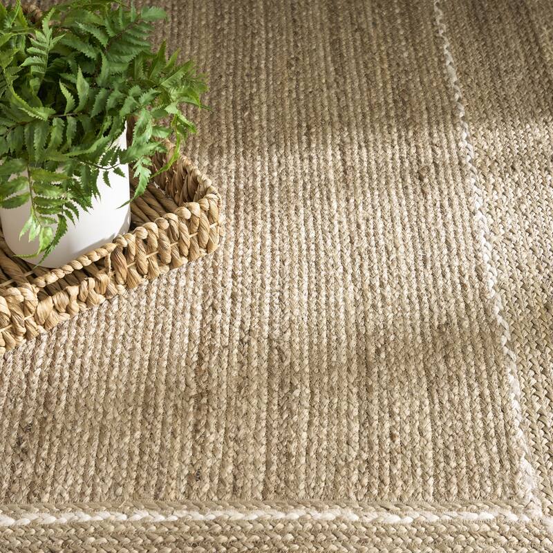 Nourison Terrazzo Jute Indoor only Solid Area Rug