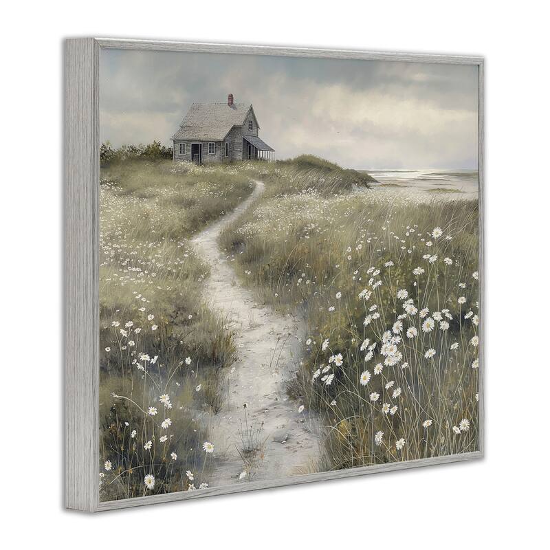 Stupell Path To Coastal Cottage Framed Giclee Art Design By Imagine It Images