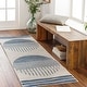preview thumbnail 24 of 31, Artistic Weavers Joel Mod Black/Ivory Ombre Geometric Striped Area Rug