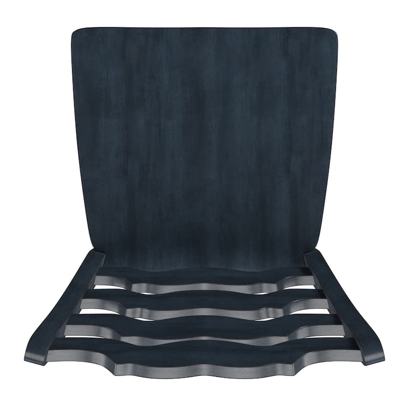 Eleanor French Ladder Back Wood Counter Chair (Set of 2) by iNSPIRE Q Classic