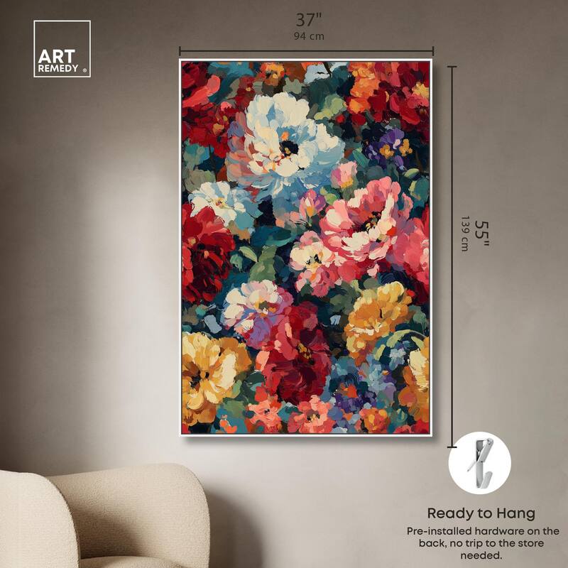 Garden Tapestries I Canvas by Art Remedy