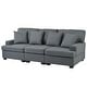 Luxury Elegant 3 Seat Sofa with Removable Back - Bed Bath & Beyond ...