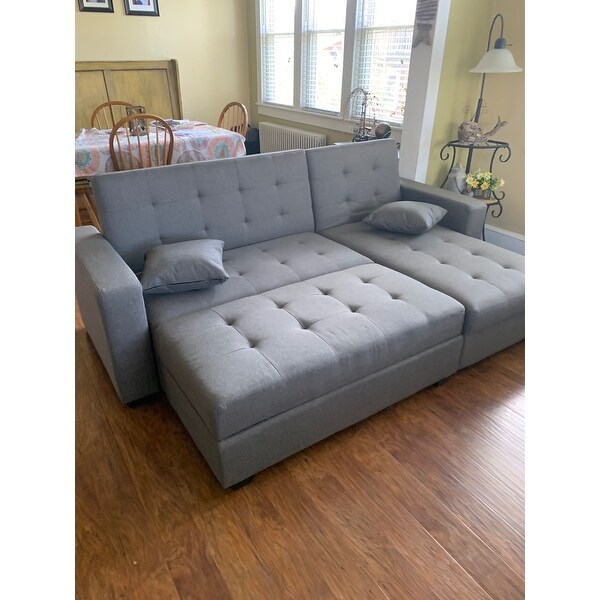 Top Product Reviews For Broyerk 3 Pc Reversible Sectional Sleeper