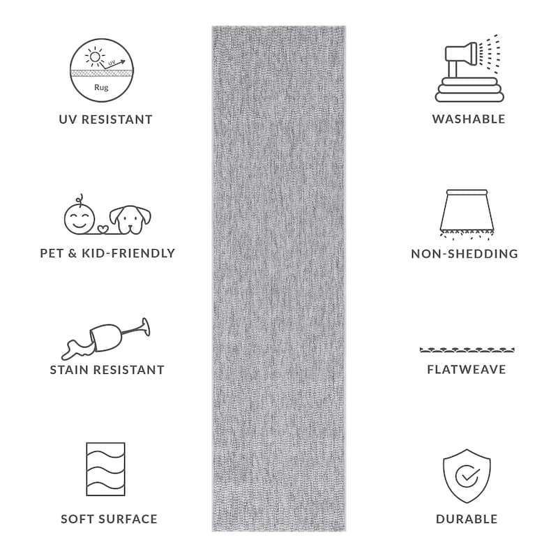 SAFAVIEH Sisal All-Weather Tressa Transitional Indoor/Outdoor Rug