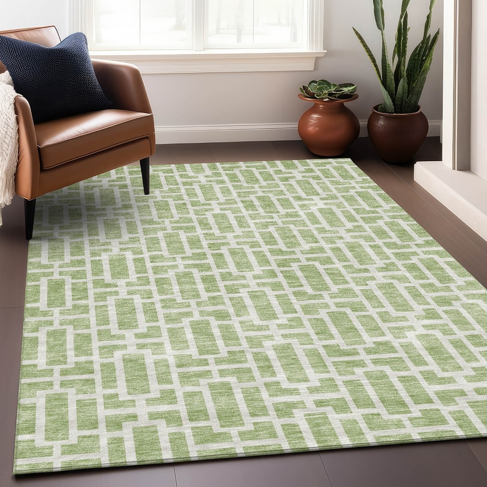 Premium Washable Super Soft Modern Geo Mayfield Rug