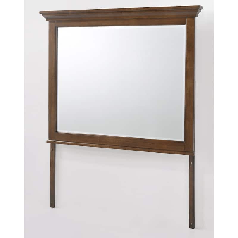 San Mateo Tuscan Brown Landscape Mirror