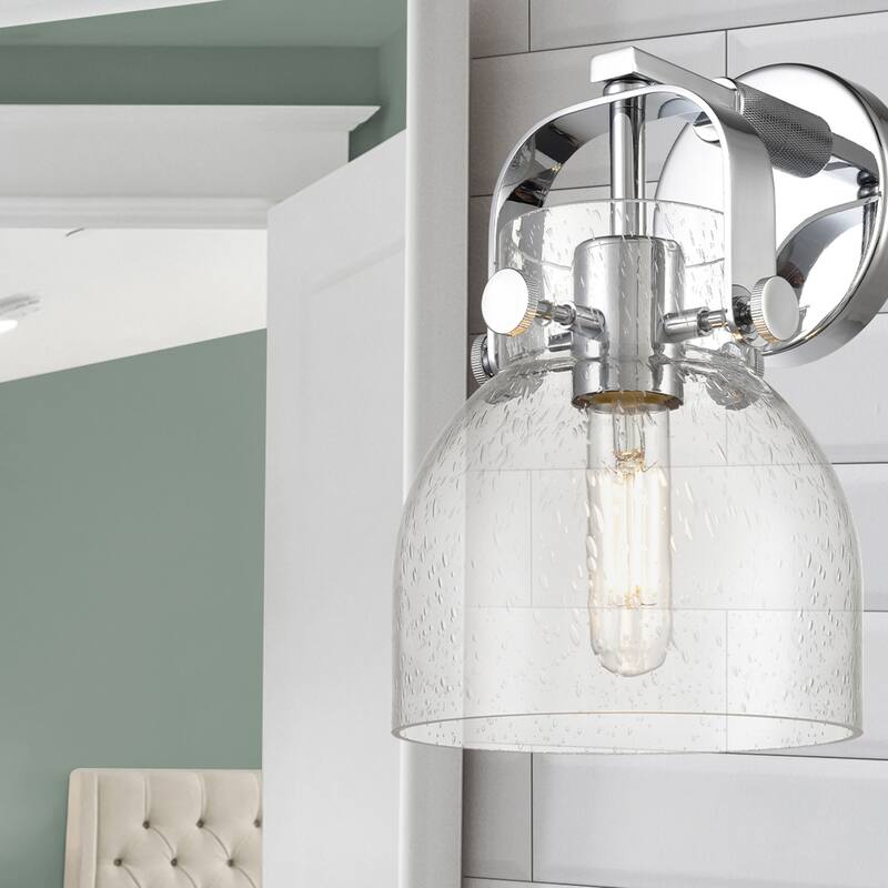 Innovations Lighting 423-1W-10-7 Pilaster II Bell Sconce Pilaster II
